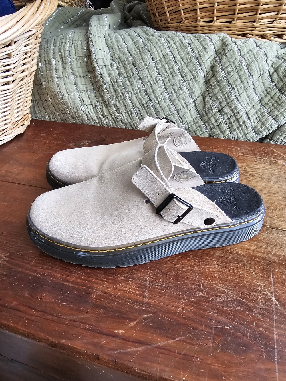 Carlson Suede Casual Slingback Mules
